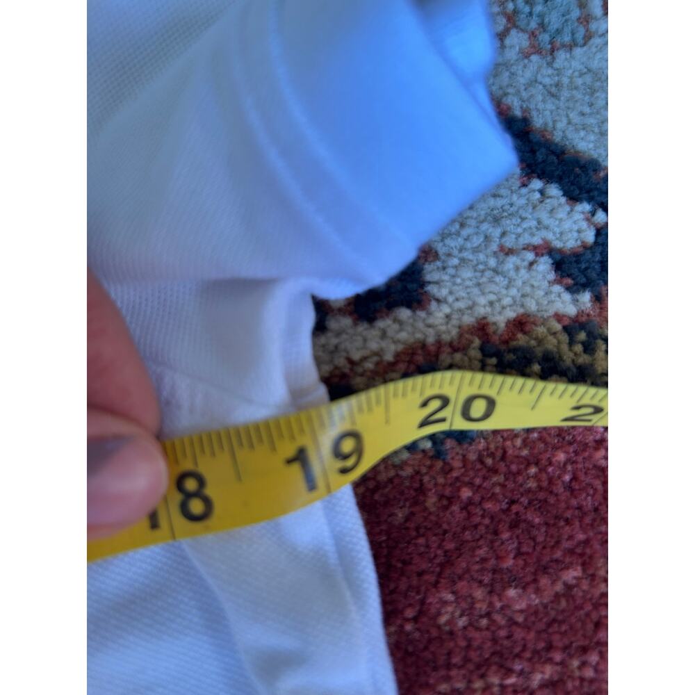 Brooks Brothers supima cotton White Polo Shirt Short Sleeve Collared Tee preppy - Picture 14 of 14